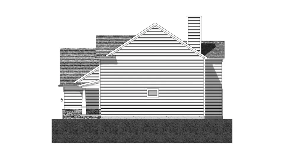 The Northwick house plan, exterior view 2